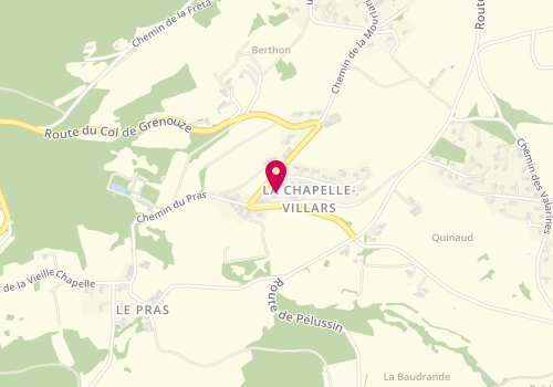 Plan de Centre de loisirs la Chapelle Villars, Ecole Primaire Publique, 42410 La Chapelle-Villars