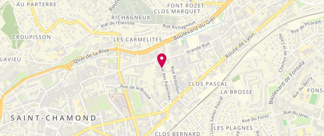 Plan de Eedf Groupe De Saint-Chamond / Chavanne, 4 Rue des Palermes, 42400 Saint-Chamond