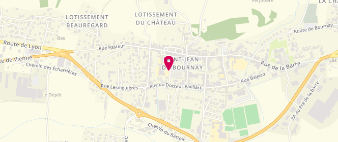 Plan de Accueil de loisirs Robinsons -Site De Saint-Jean-De-Bournay, 15 Rue Joseph Chavrier, 38440 Saint-Jean-de-Bournay
