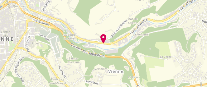Plan de Accueil périscolaire - Site Porte de la Vallée, 14 Rue Lafayette, 38200 Vienne