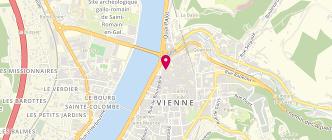 Plan de Accueil périscolaire - Site Table Ronde, 7 Rue de la Table Ronde, 38200 Vienne