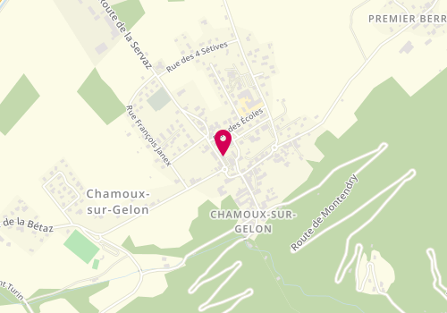 Plan de Espace Jeunes Chamoux, Immeuble le Chamoyard Lotissement le Grand Champ, 73390 Chamoux-sur-Gelon
