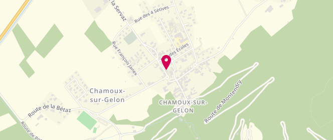 Plan de Accueil de loisirs Enfance Chamoux, Immeuble le Chamoyard Lotissement le Grand Champ, 73390 Chamoux-sur-Gelon