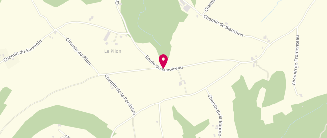 Plan de Accueil de loisirs périscolaire saint Georges D'espéranche, Route du Revoireau, 38790 Saint-Georges-d'Espéranche