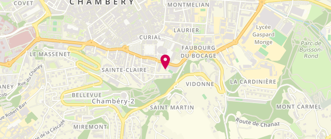 Plan de Accueil de loisirs - Maison Enfance Calamine - du Centre Ville, 163 Rue de la Calamine, 73000 Chambéry