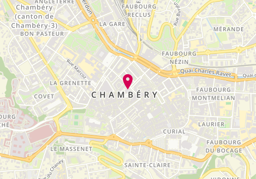 Plan de Accueil de loisirs périscolaire Simone Veil, Rue Greyffier de Bellecombe, 73000 Chambéry