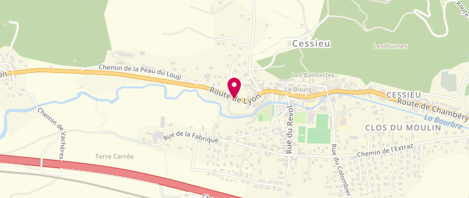 Plan de Centre de loisirs intercommunal de Cessieu, 21 Route de Lyon, 38110 Cessieu