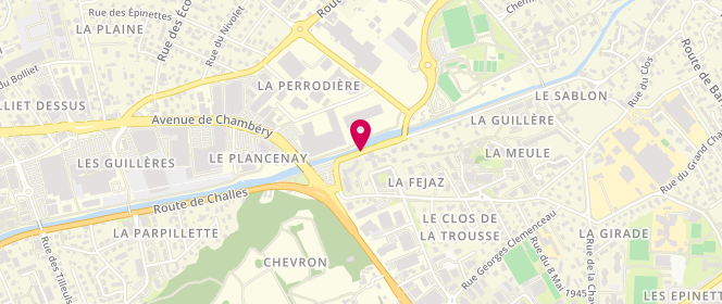 Plan de Centre de loisirs Intercommunal Le Revard, 158 Rue Pasteur, 73490 La Ravoire
