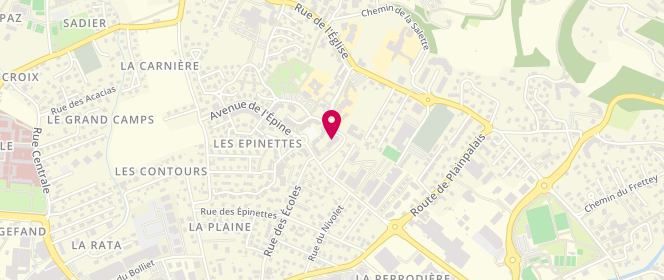 Plan de Accueil de loisirs Les Boutons D'or, 622 Rue des Ecoles, 73230 Saint-Alban-Leysse