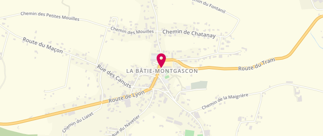 Plan de Accueil de loisirs Faverges / la Batie, Place de la Mairie, 38110 La Bâtie-Montgascon