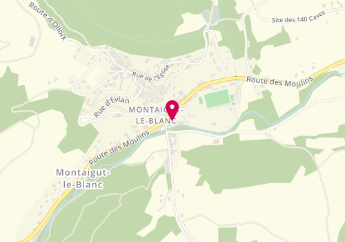 Plan de Accueil périscolaire, Le Bourg, 63320 Montaigut-le-Blanc