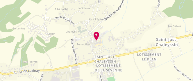 Plan de Accueil de loisirs Des Collines - Site De saint Just, Clos Moudru, 38540 Saint-Just-Chaleyssin