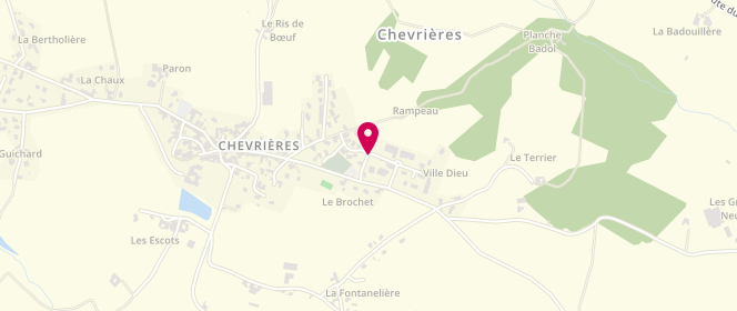 Plan de Accueil de loisirs De Chevrieres, Zone Artisanale de Villedieu, 42140 Chevrières