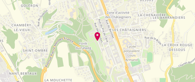 Plan de Maison de l'Enfance Cpng - Chateau du Talweg, Chemin du Talweg, 73000 Chambéry