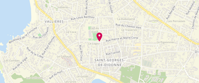 Plan de Centre animation loisirs municipal (Calm), 2 Rue Docteur Maudet, 17110 Saint-Georges-de-Didonne