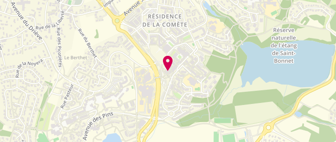 Plan de Accueil de loisirs Fougères, Place de l'Europe, 38090 Villefontaine
