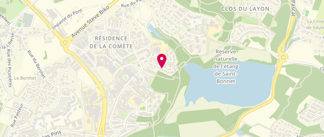 Plan de Accueil de loisirs de Saint Bonnet, Rue des Eaux Vives, 38090 Villefontaine