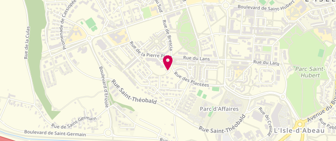 Plan de Groupe Scolaire17- Les Fauvettes, Rue du Cadran Solaire, 38080 L'Isle-d'Abeau