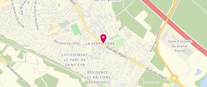 Plan de Accueil de loisirs Acm 11-15 Ans Centre Social Municipal Porte Dauphiné, Place du Dr Ogier, 38290 La Verpillière