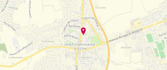 Plan de Al saint Symphorien d'Ozon, 24 Rue Centrale, 69360 Saint-Symphorien-d'Ozon