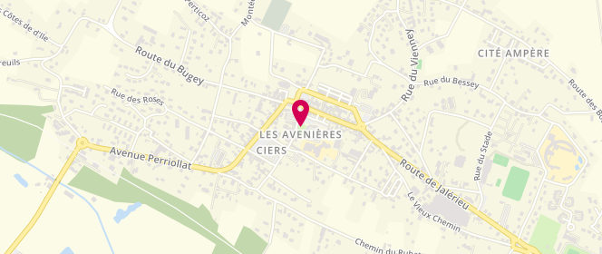 Plan de Accueil périscolaire Ciers - CS Jean Bedet, 5 Square Emile Richerd, 38630 Les Avenières-Veyrins-Thuellin