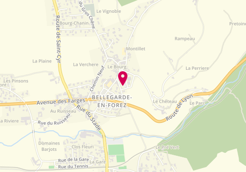 Plan de Familles Rurales de Bellegarde en Forez, 40 Place du Clos Meiller, 42210 Bellegarde-en-Forez