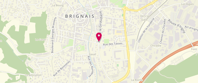 Plan de Espace Loisirs 12-14 ans, 49 Rue de la Giraudière, 69530 Brignais