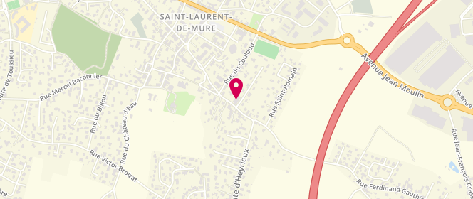 Plan de AL saint Laurent de Mûre, 1 Rue des Muguets, 69720 Saint-Laurent-de-Mure