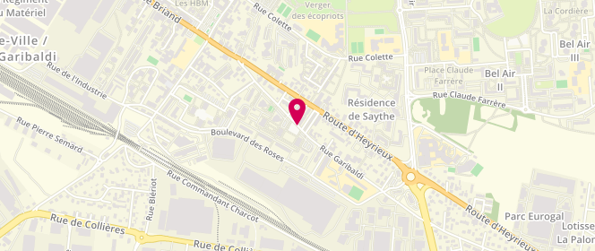 Plan de Accueil de loisirs Maison de Quartier de la Gare, 25 Rue Garibaldi, 69800 Saint-Priest