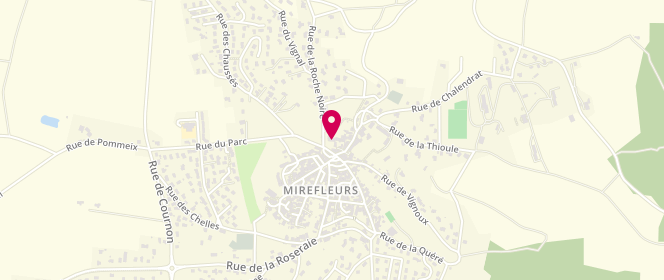 Plan de Accueil de loisirs Club'ados Mond'arverne Mirefleurs, Le Bourg, 63730 Mirefleurs
