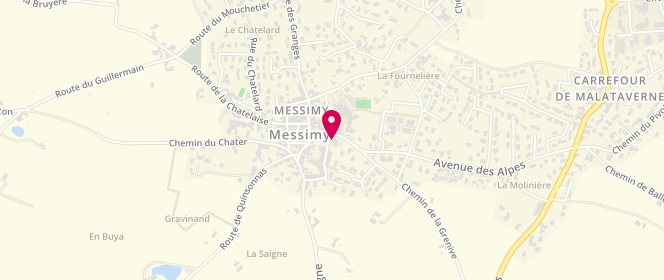 Plan de AL Ados de Messimy, Place de la Chaussonnière, 69510 Messimy