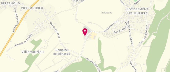 Plan de Centre de loisirs Hières sur Amby, 1 parc d'Activités de Buisson Rond, 38460 Villemoirieu