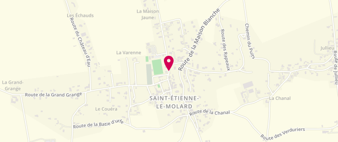 Plan de Accueil périscolaire, Rue le Bourg, 42130 Saint-Étienne-le-Molard