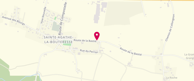 Plan de Accueil périscolaire de Sainte-Agathe-la-Bouteresse, Le Bourg, 42130 Sainte-Agathe-la-Bouteresse