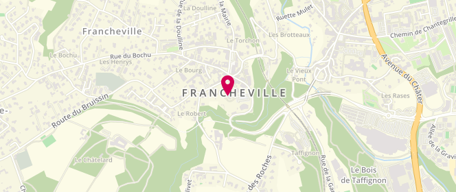 Plan de Accueil de loisirs périscolaire élémentaire Francheville Bel Air, Place Loano, 69340 Francheville