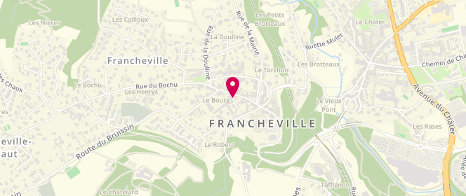 Plan de Accueil de loisirs périscolaire élémentaire Francheville le Haut, Place Jacques Prévert, 69340 Francheville