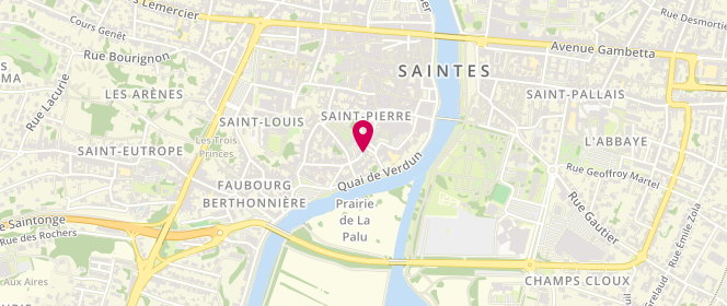 Plan de Scouts et Guides de France de Saintes, 14 Rue Clémenceau, 17100 Saintes