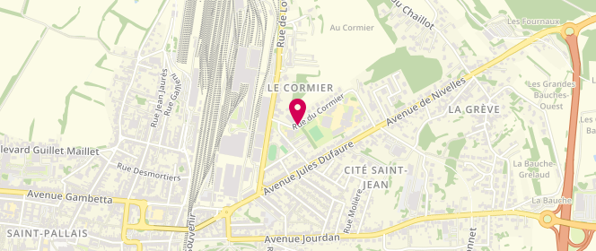 Plan de Accueil de loisirs le cormier les loustics, 6 Rue du Cormier, 17100 Saintes