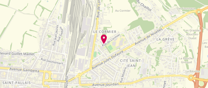 Plan de Accueil de jeunes Belle rive de Saintes, 3 Rue du Cormier, 17100 Saintes