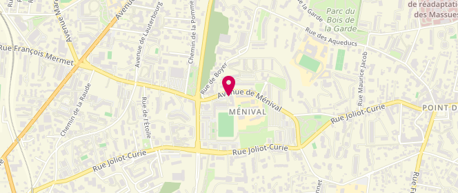 Plan de Accueil de loisirs MJC de Ménival, 29 Avenue Ménival, 69005 Lyon