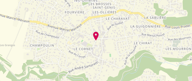 Plan de AL Local Jeunes (11-17 ans), 3 Rue Jean Piccandet, 69290 Saint-Genis-les-Ollières
