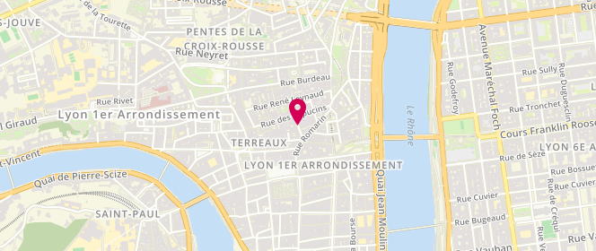 Plan de AL du Centre Social Quartier Vitalité, 7 Rue Saint Polycarpe, 69001 Lyon