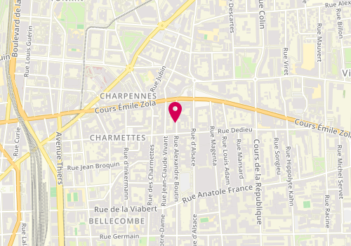 Plan de Centre Social et Familial de la Ferrandière, 16 Rue Alexandre Boutin, 69100 Villeurbanne
