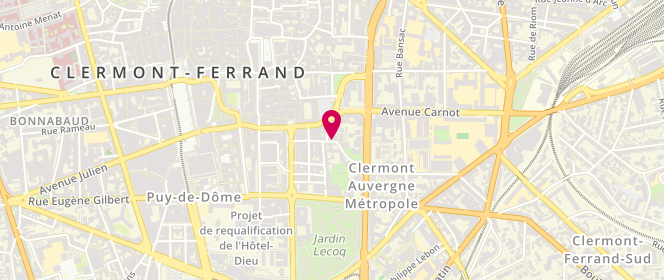 Plan de Sgdf Groupe Terre Des Volcans – Clermont-Fd, 20 Rue Breschet, 63000 Clermont-Ferrand