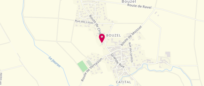 Plan de Accueil de loisirs Bouzel-Vassel, 3 Route de Chignat, 63910 Bouzel
