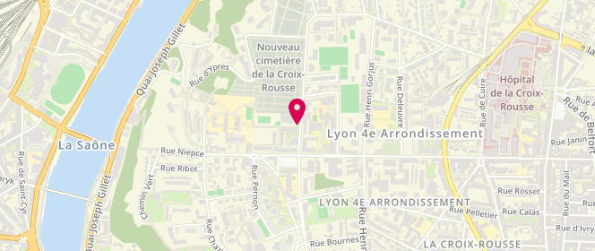 Plan de AL Lyon P.E.S.D, 53 Rue Philippe de Lassalle, 69004 Lyon