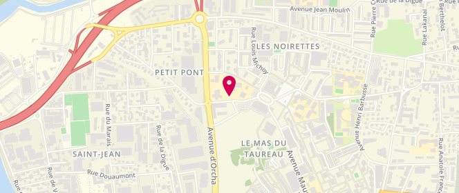 Plan de Accueil de loisirs la Coccinelle, 43 Rue Ernest Renan, 69120 Vaulx-en-Velin