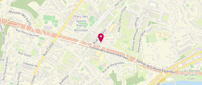 Plan de AL des Scouts et Guides de France - Groupe Edouard Anselme Caluire, 14 Rue Paul Painlevé, 69300 Caluire-et-Cuire