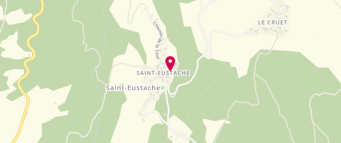 Plan de Accueil de loisirs de saint Eustache, Moulin du Laveray, 74410 Saint-Eustache