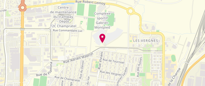 Plan de Maison de Quartier Champratel - Ville de Clermont-Ferrand, 13 Rue Adrien Mabrut, 63100 Clermont-Ferrand